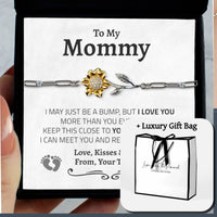 Thumbnail for (ALMOST Sold Out) Bump to Mom Enchanted Sunflower Bracelet - Love You This Much