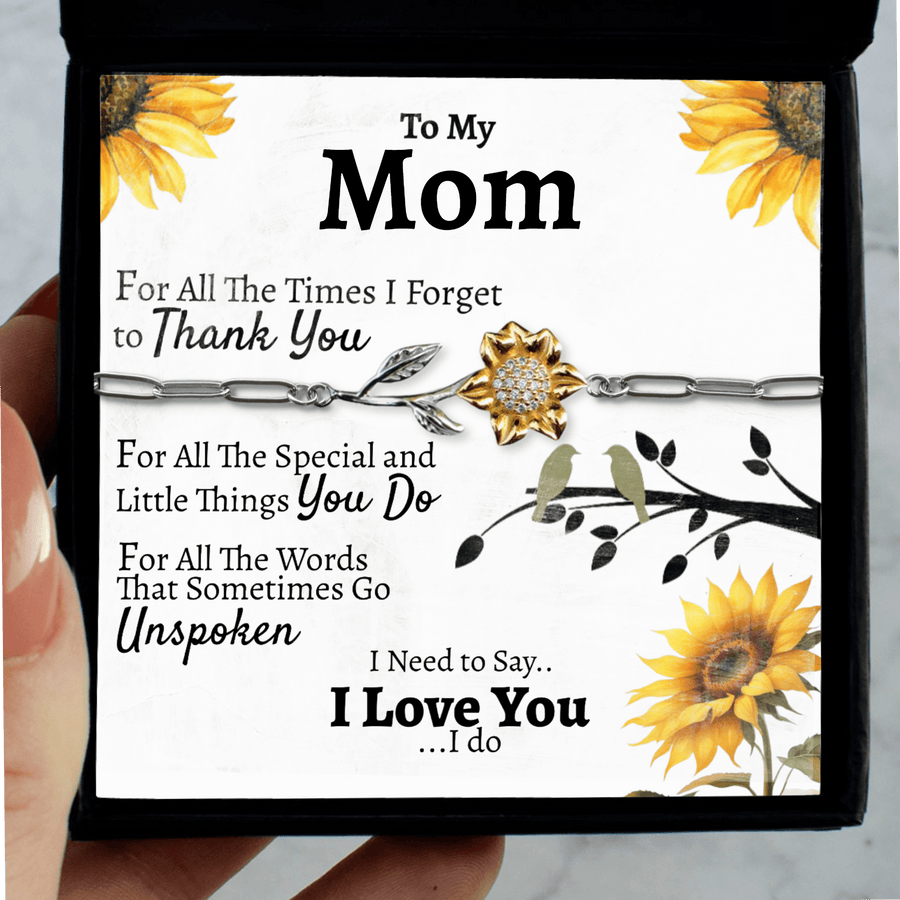 (ALMOST Sold Out) Mom Thank you Enchanted Sunflower - Love You This Much