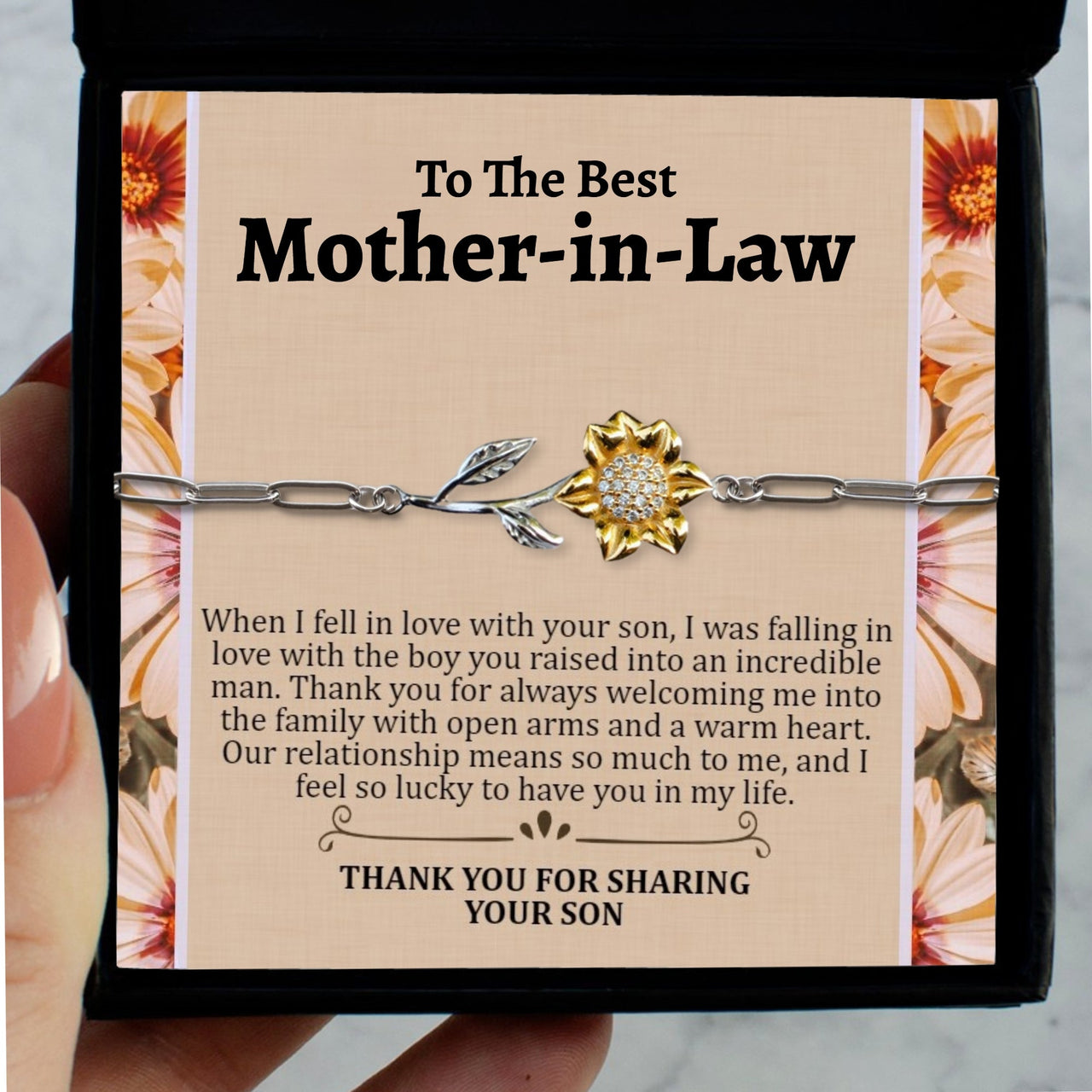 (ALMOST Sold Out) Mother In Law Enchanting Sunflower - Love You This Much