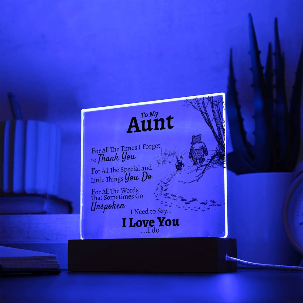 Custom Acrylic Square - Love You This Much