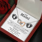 A Mi Mami Barriga Interlocking Hearts Necklace - Love You This Much