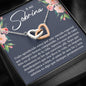A Mi Sobrina Interlocking Hearts Necklace - Love You This Much