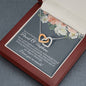 Aunt and Nephew Interlocking Hearts Necklace - Love You This Much