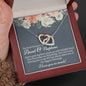 Aunt and Nephew Interlocking Hearts Necklace - Love You This Much