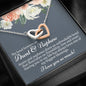 Aunt and Nephew Interlocking Hearts Necklace - Love You This Much