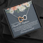 Aunt and Nephew Interlocking Hearts Necklace - Love You This Much