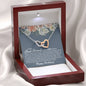 Best Friend 30th Birthday Interlocking Hearts Necklace - Love You This Much