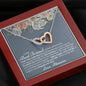 Best Friend Anniversary Interlocking Hearts Necklace - Love You This Much