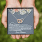 Best Friend Anniversary Interlocking Hearts Necklace - Love You This Much