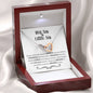 Big Sis and Lil Sis Interlocking Hearts Necklace - Love You This Much
