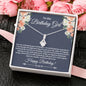 Birthday Girl during Pandemic (Blue) Alluring Beauty Necklace - Love You This Much