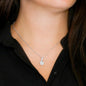 Birthday Girl during Pandemic (Blue) Alluring Beauty Necklace - Love You This Much