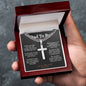 Dad to Be Cuban Cross Necklace - Love You This Much