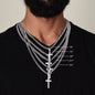 Dad to Be Cuban Cross Necklace - Love You This Much