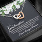 Goddaughter (From Godmother) Interlocking Hearts Necklace - Love You This Much