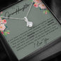 Granddaughter Mahogany Alluring Beauty Necklace - Love You This Much
