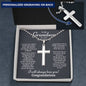 Grandson Graduation Ball Chain Necklace - Love You This Much