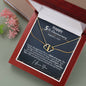 Happy 5th Anniversary Everlasting Love Necklace - Love You This Much