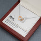 Mom Definition Interlocking Hearts Necklace - Love You This Much
