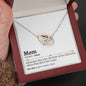 Mom Definition Interlocking Hearts Necklace - Love You This Much