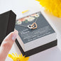 Niece (From Aunt and Uncle) Interlocking Hearts Necklace - Love You This Much