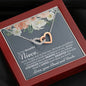 Niece (From Aunt and Uncle) Interlocking Hearts Necklace - Love You This Much