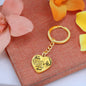 Niece (Love Aunt) Heart Keychain - Love You This Much