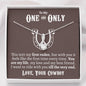 One and Only (Cowboy) Alluring Beauty Necklace - Love You This Much