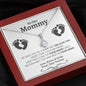 Our Mommy (Tummy) Twins Alluring Beauty Necklace - Love You This Much