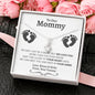 Our Mommy (Tummy) Twins Alluring Beauty Necklace - Love You This Much