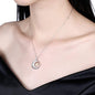 Personalized Granddaughter Moon & Back Necklace - Love You This Much