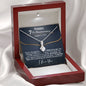 Personalized Happy 7th Anniversary Alluring Beauty Necklace - Love You This Much