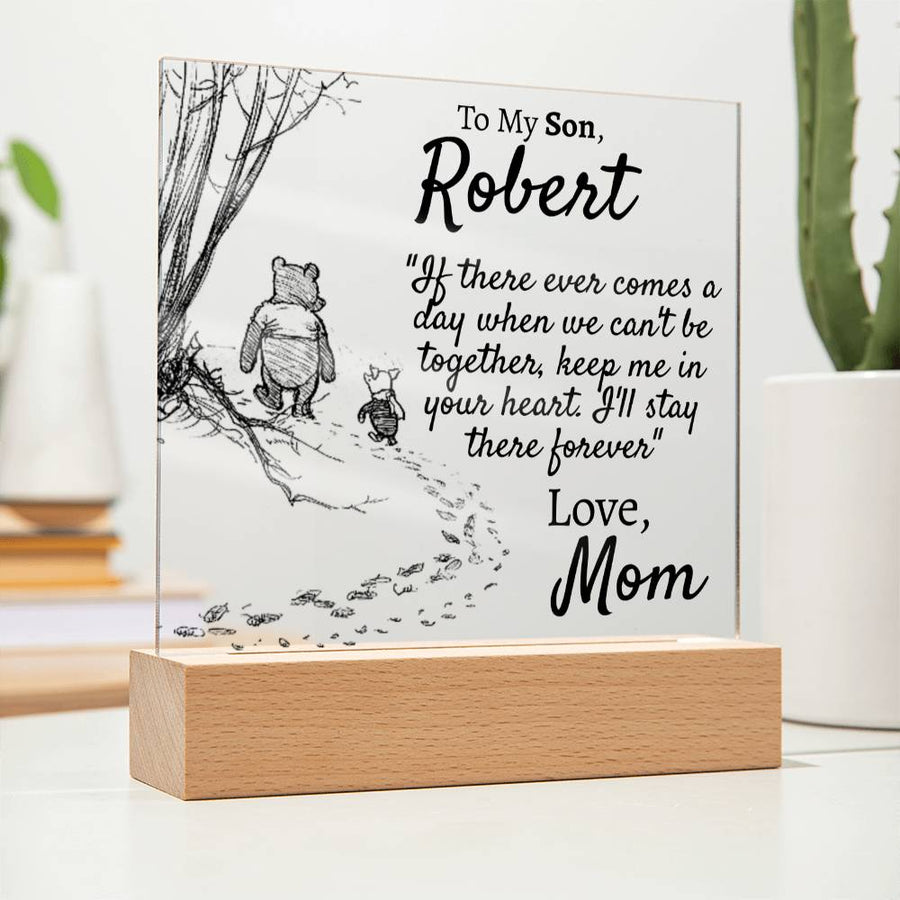 Personalized Son - Comes a Day - Love Mom - Love You This Much
