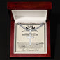 Son Wedding (From Parents) Cross Cuban Necklace - Love You This Much