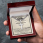Son Wedding (From Parents) Cross Cuban Necklace - Love You This Much