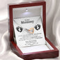 Tummy (Twins) Interlocking Hearts Necklace - Love You This Much