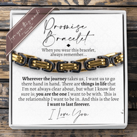 Thumbnail for (Almost Sold Out) Classic Promise Bracelet - 5mm Surgical Steel - Love You This Much
