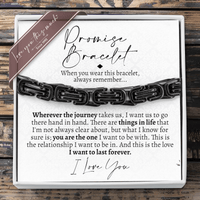 Thumbnail for (Almost Sold Out) Classic Promise Bracelet - 5mm Surgical Steel - Love You This Much