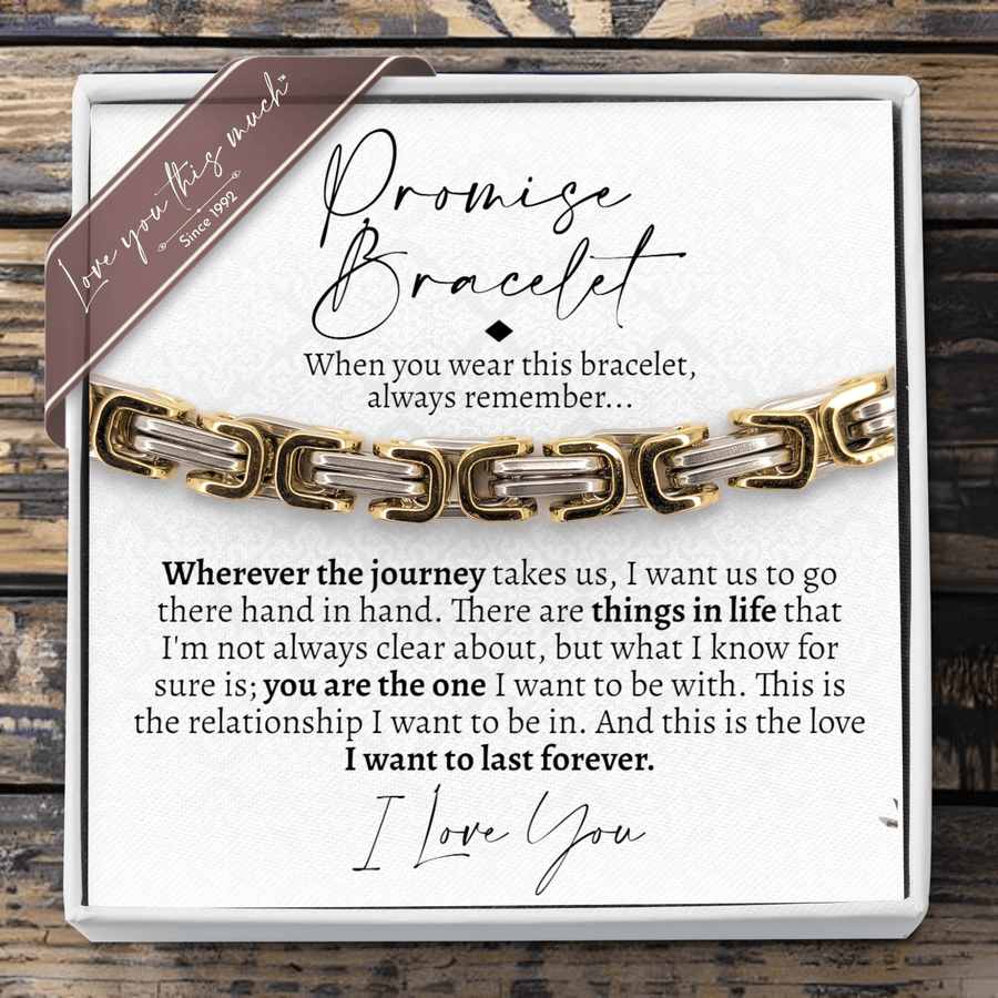 (Almost Sold Out) Classic Promise Bracelet - 5mm Surgical Steel - Love You This Much