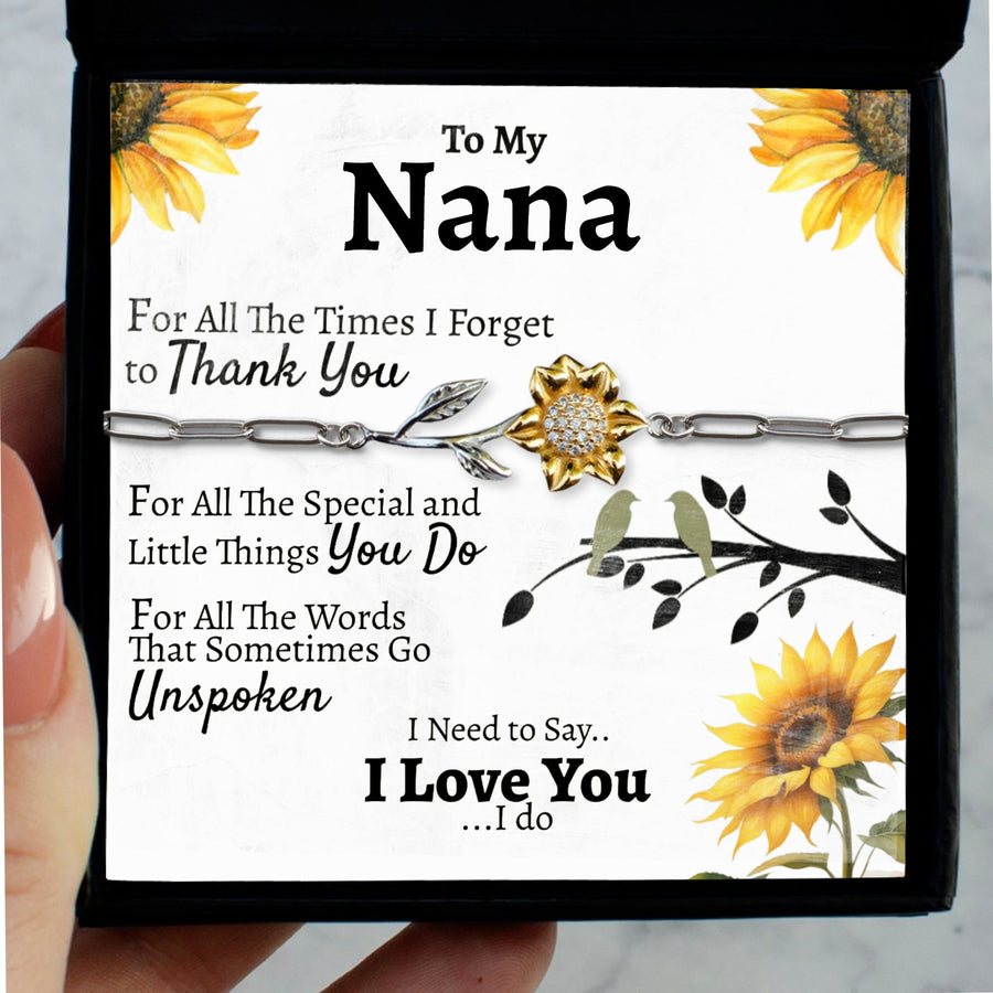 (ALMOST Sold Out) Nana Thank you Enchanted Sunflower - Love You This Much