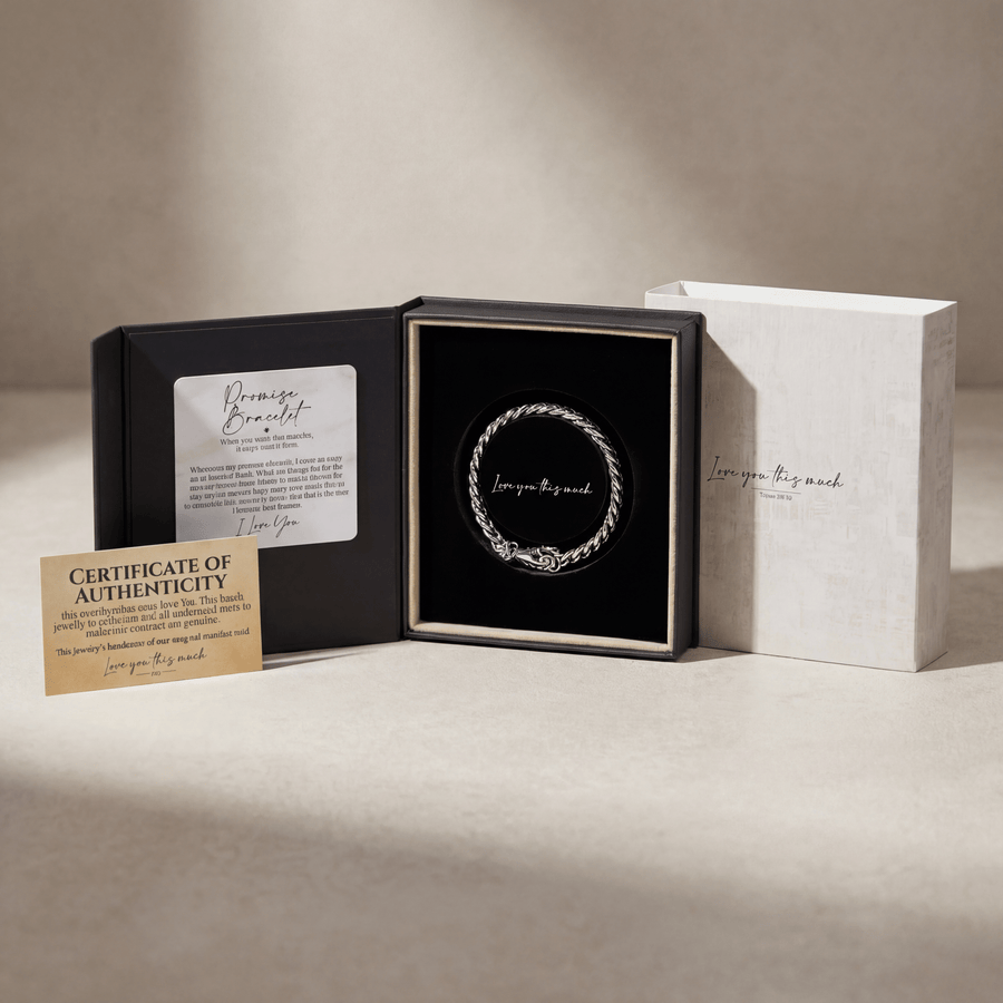 (Almost Sold Out) Promise Bracelet - Classic 5mm Cuban - Love You This Much