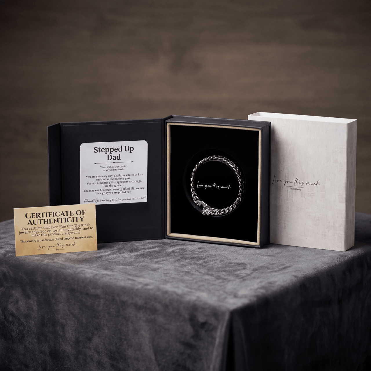 (Almost Sold Out) Stepped Up Dad Classic 5mm Cuban Bracelet - Love You This Much