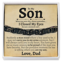 Thumbnail for (Almost Sold Out) To My Son - Love Dad - Bracelet - Love You This Much