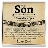 Thumbnail for (Almost Sold Out) To My Son - Love Dad - Bracelet - Love You This Much