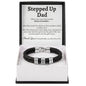 Stepped Up Dad Leather Bracelet
