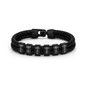 Stepped Up Dad Leather Bracelet