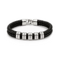 Stepped Up Dad Leather Bracelet