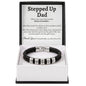 Stepped Up Dad Leather Bracelet