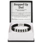 Stepped Up Dad Leather Bracelet