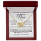 To My Niece Interlocking Hearts Necklace